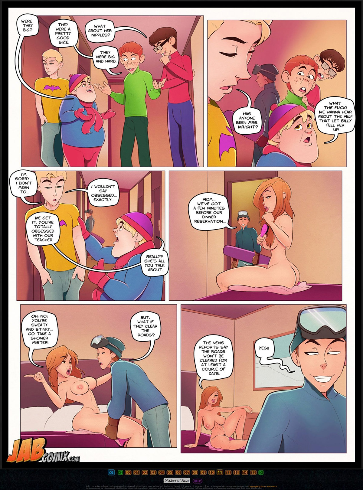 Snowed In 2 - JabComix. 012 13 - Snowed In 2 - JabComix.