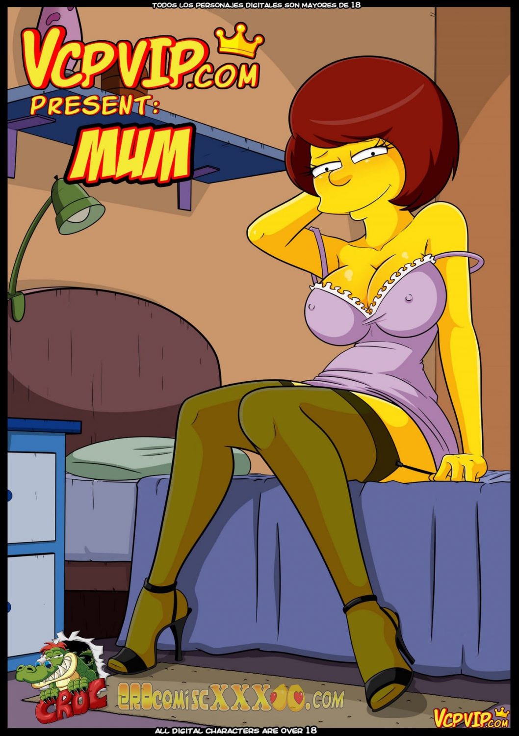 001 1058x1500 - Mama - Croc (The Simpsons).