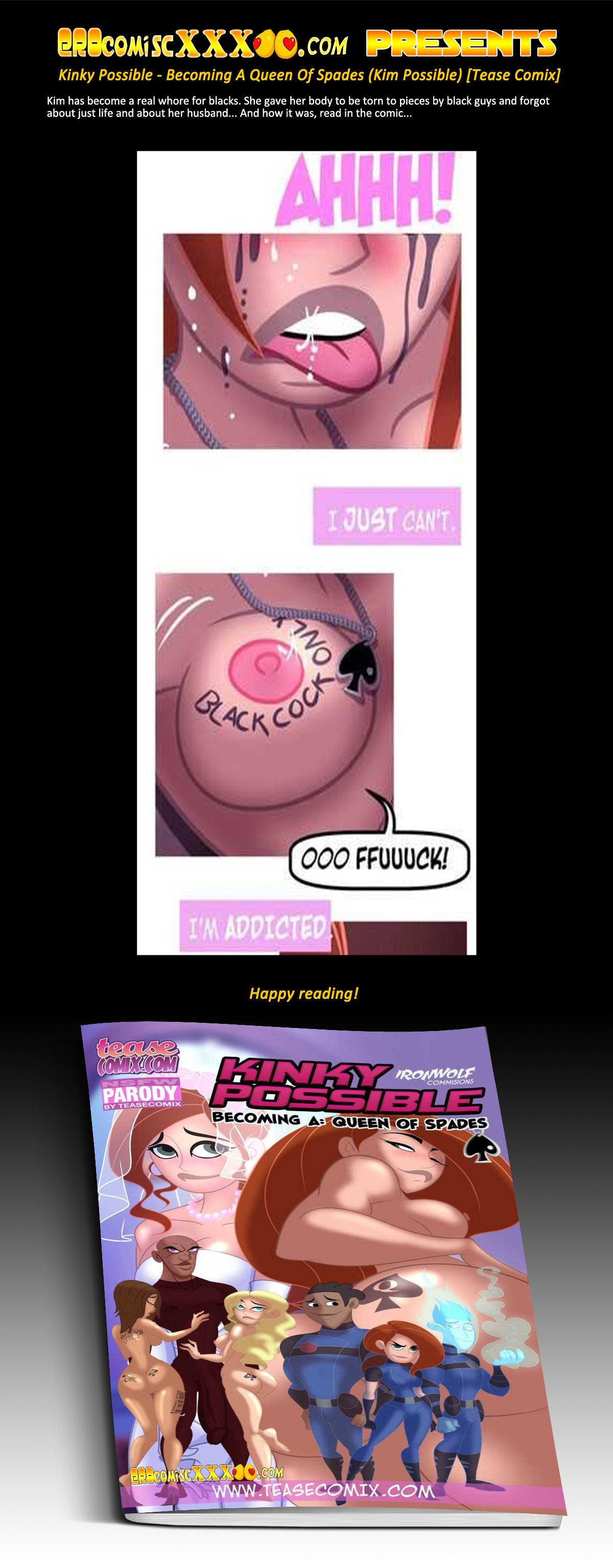 Kinky Possible - Becoming A Queen Of Spades (Kim Possible) - Tease Comix. 999 35 - Kinky Possible - Becoming A Queen Of Spades (Kim Possible) - Tease Comix.