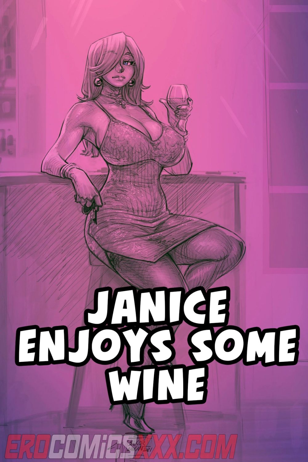 1 5 1000x1500 - JANICE ENJOYS SOME WINE - MELKOR MANCIN.