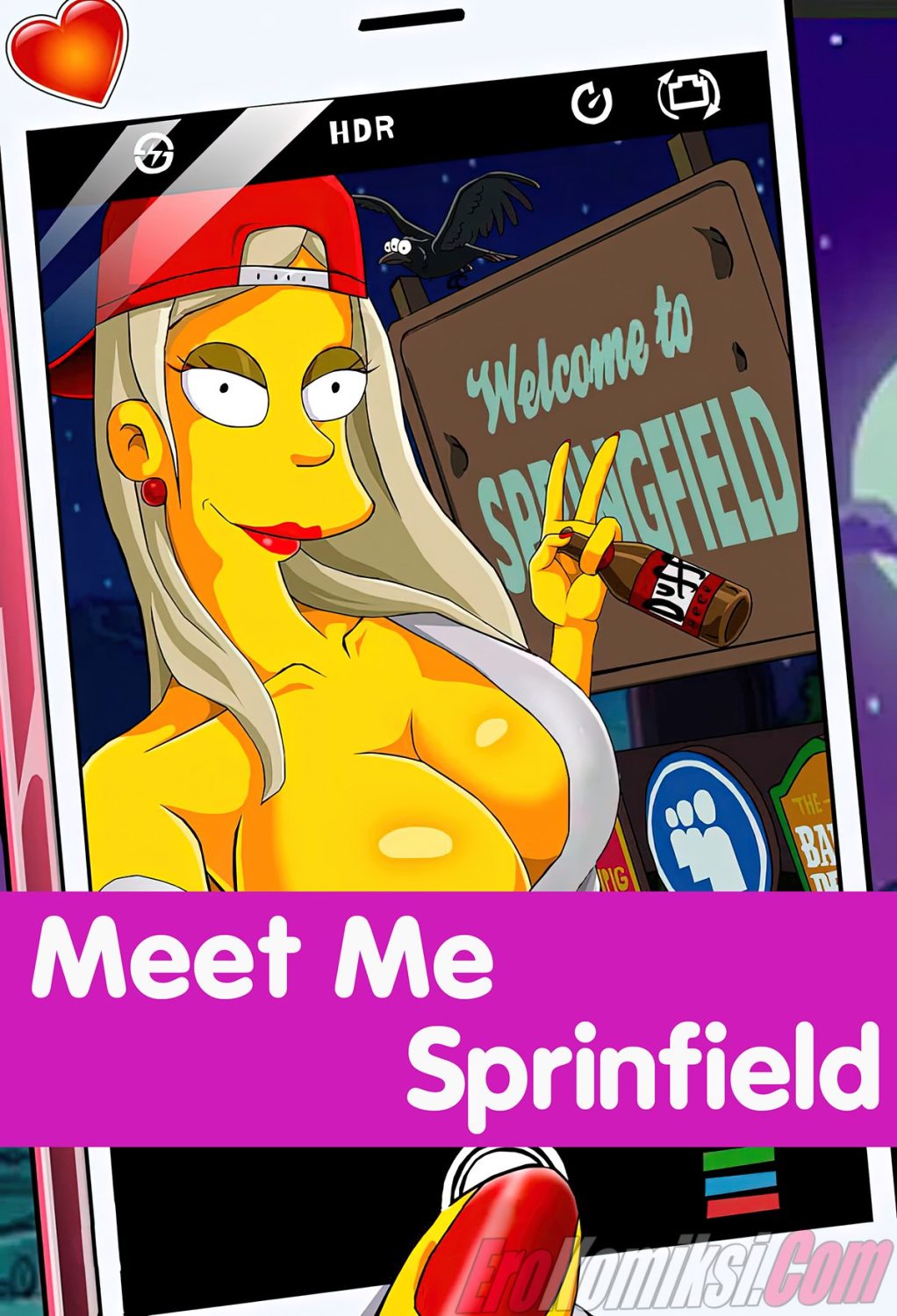 000 3 1022x1500 - Porn comic Simpsons. Adventures of Anastasia. Meet me Springfield. by Erokomiksi.com.